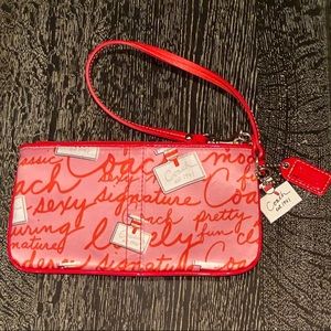 COACH - NWOT Ltd. Ed. Satin Perfume Print Wristlet